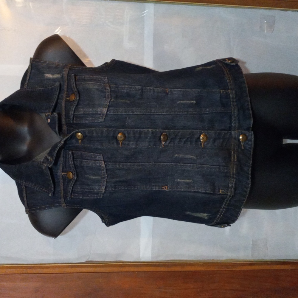 Jeans vest junior X- large.